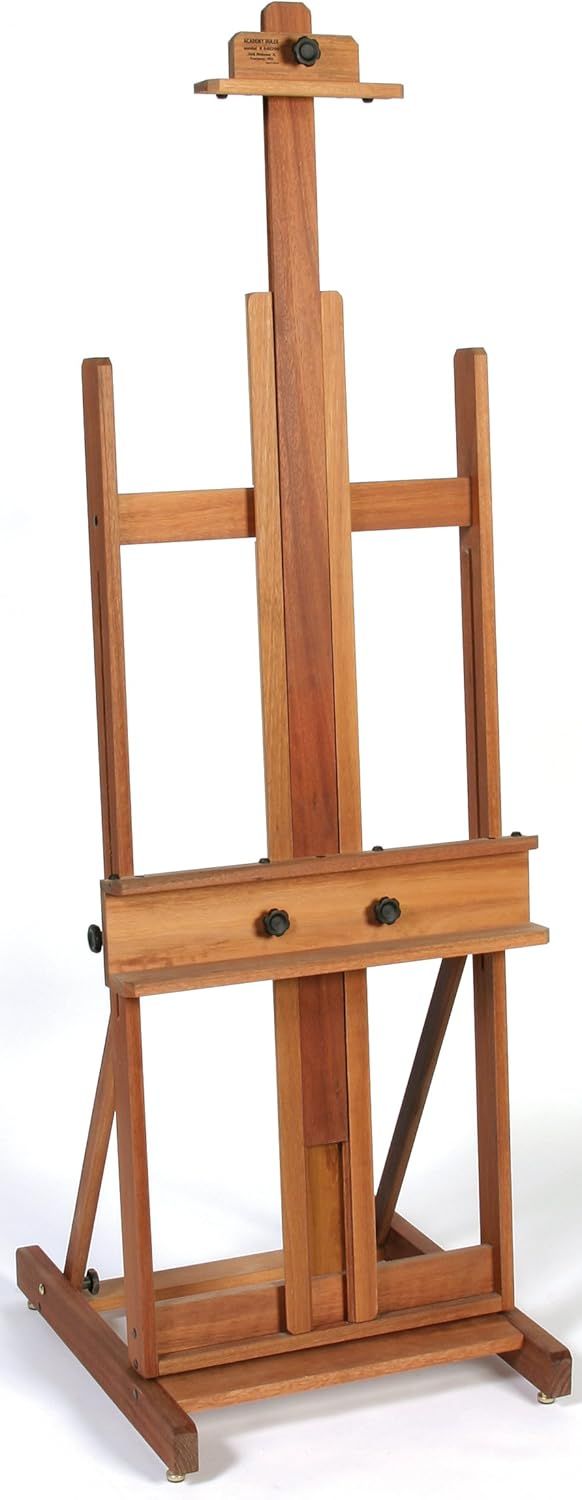 Adjustable Lyptus Wood H-Frame Artist Easel