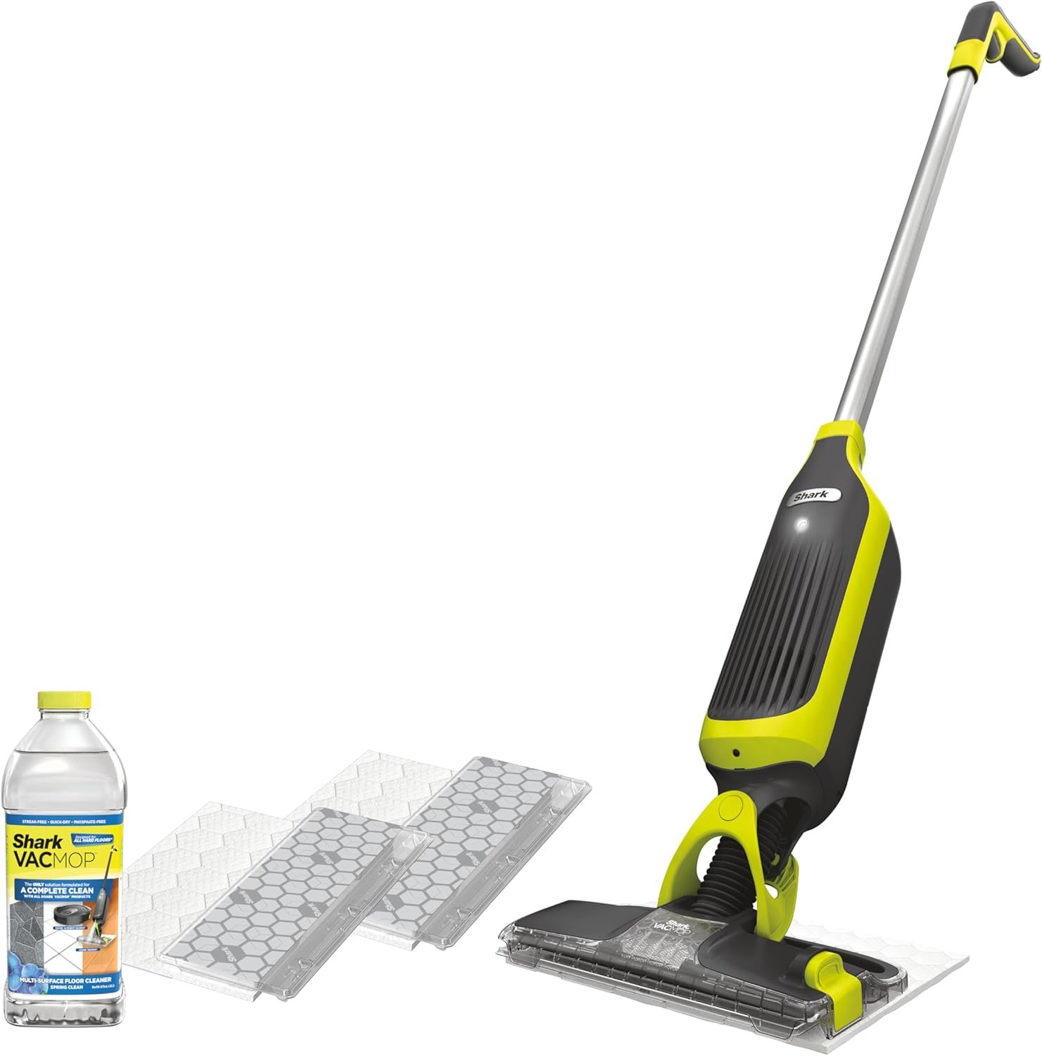 Shark Cordless Gray and Yellow Hard Floor Vacuum Mop