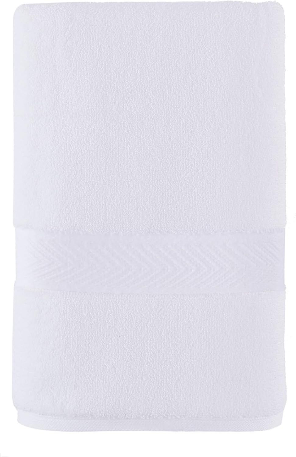 Bright White Cotton Hand Towel 16 x 26 Inches