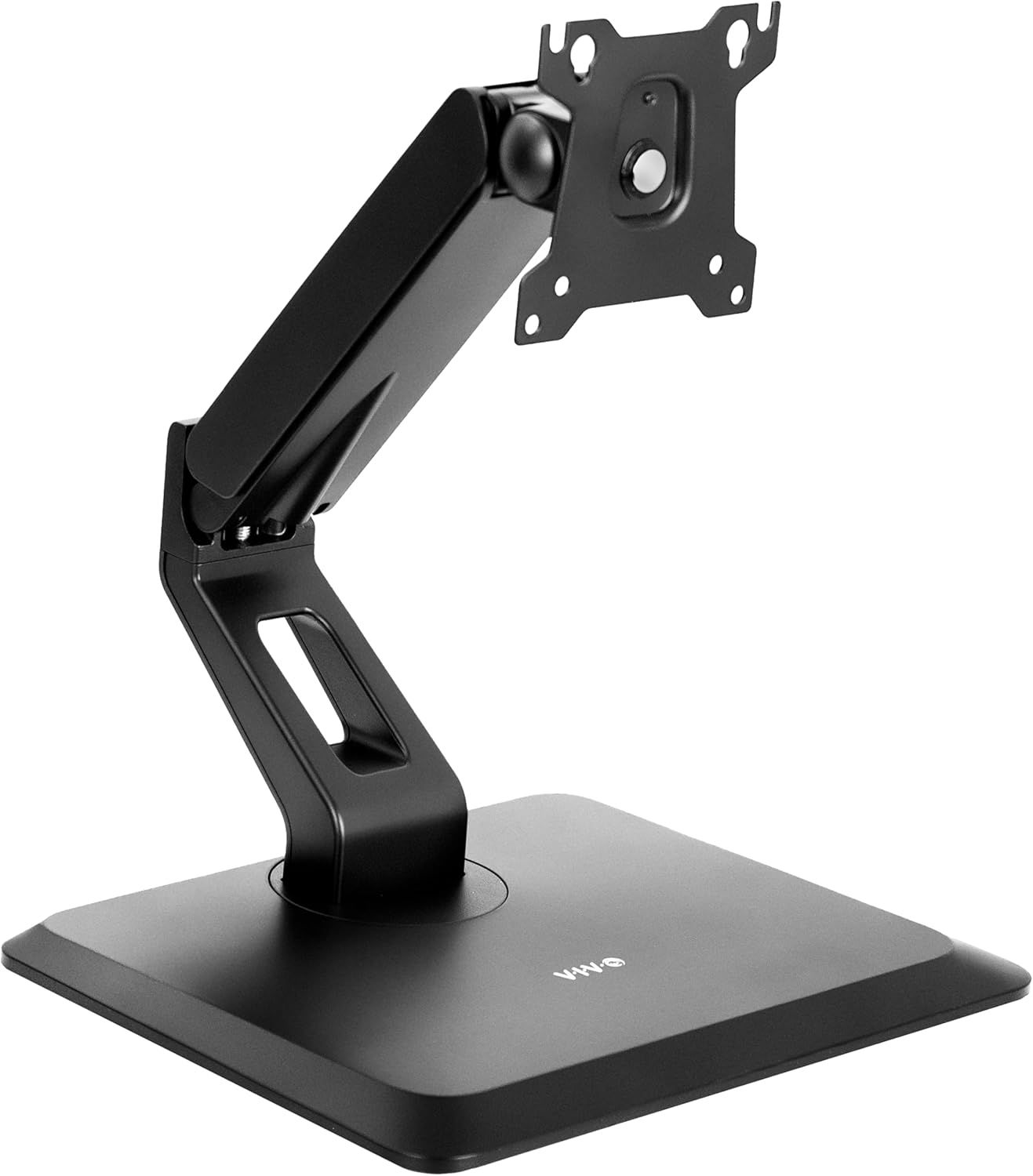 Black Adjustable Aluminum and Steel Standing Desk Converter