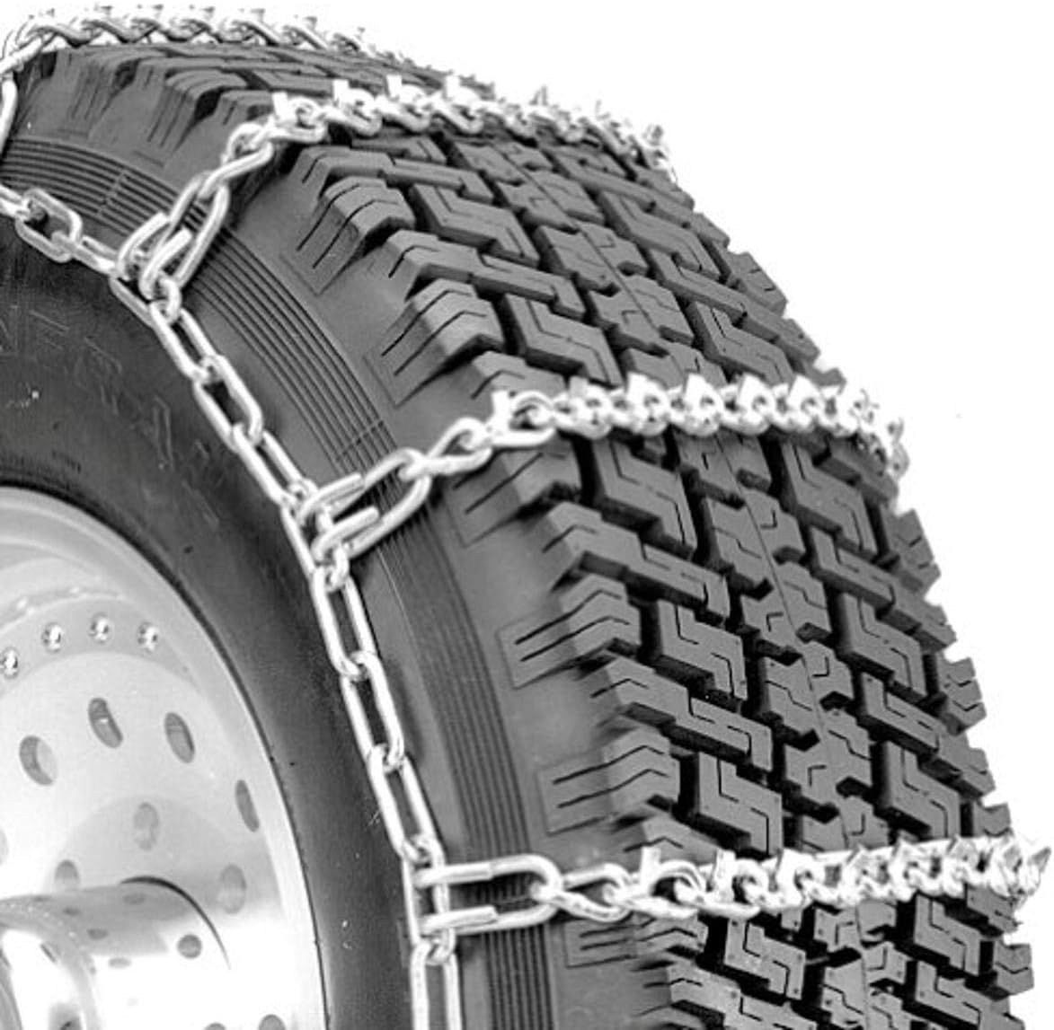 Quik Grip V-Bar 18" Light Truck Tire Traction Chains, Set of 2