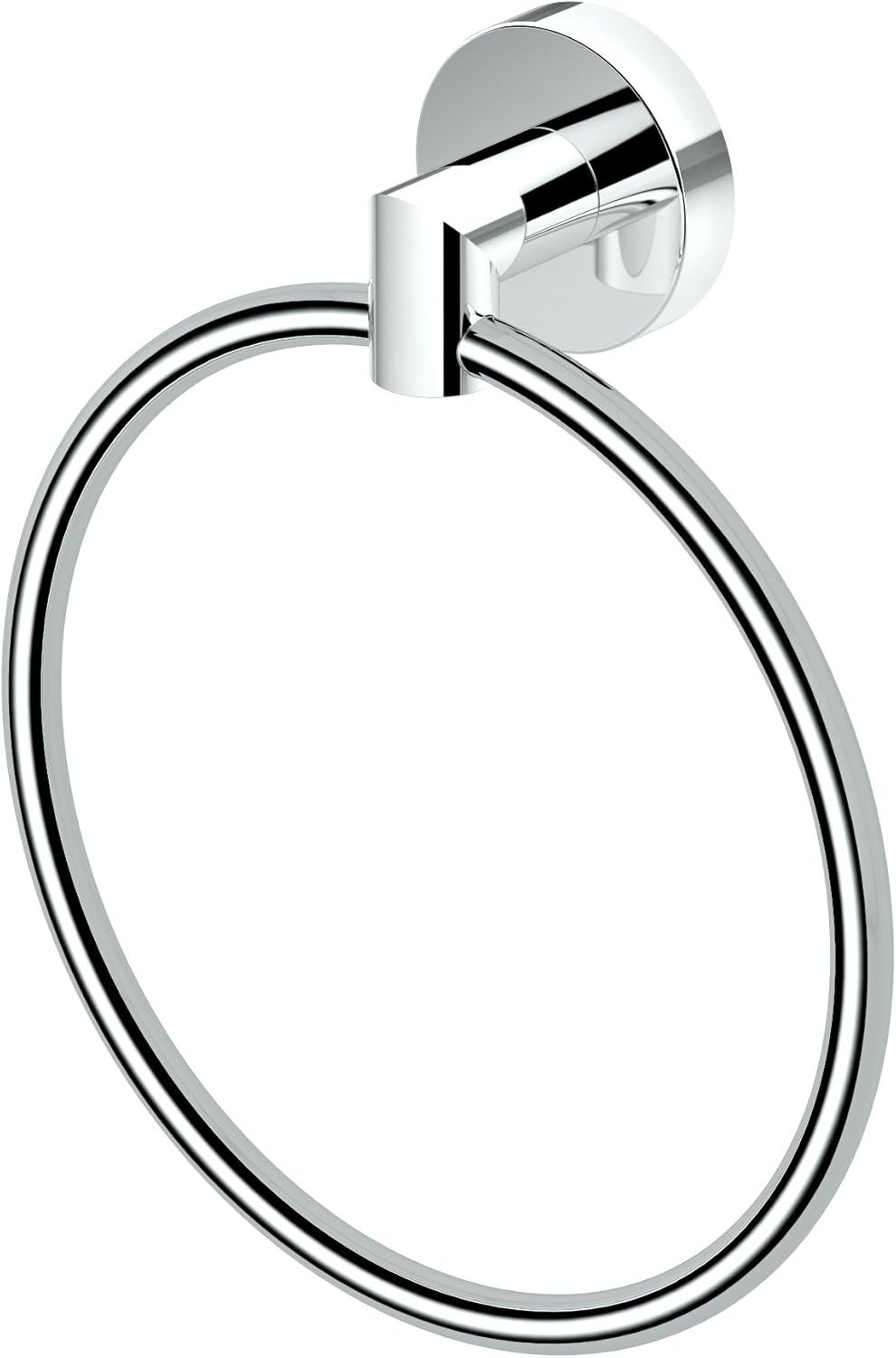 Chrome Circular Wall Mounted Towel Ring