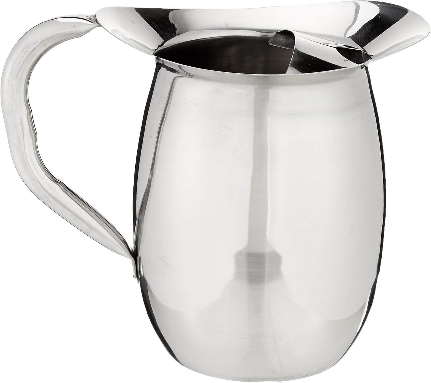 Medium Stainless Steel Bell Pitcher with Ice Catcher