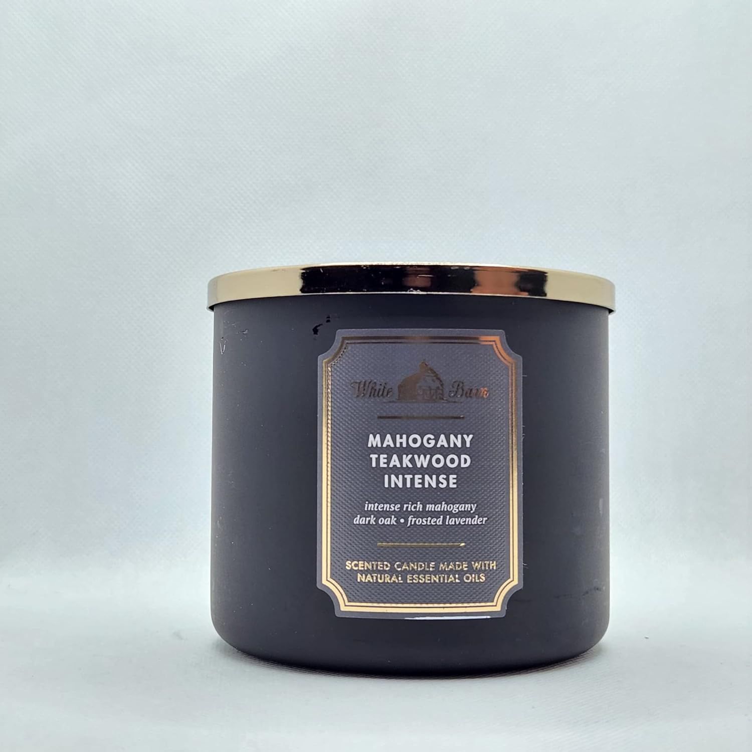 Black Mahogany Teakwood Intense Scented Jar Candle