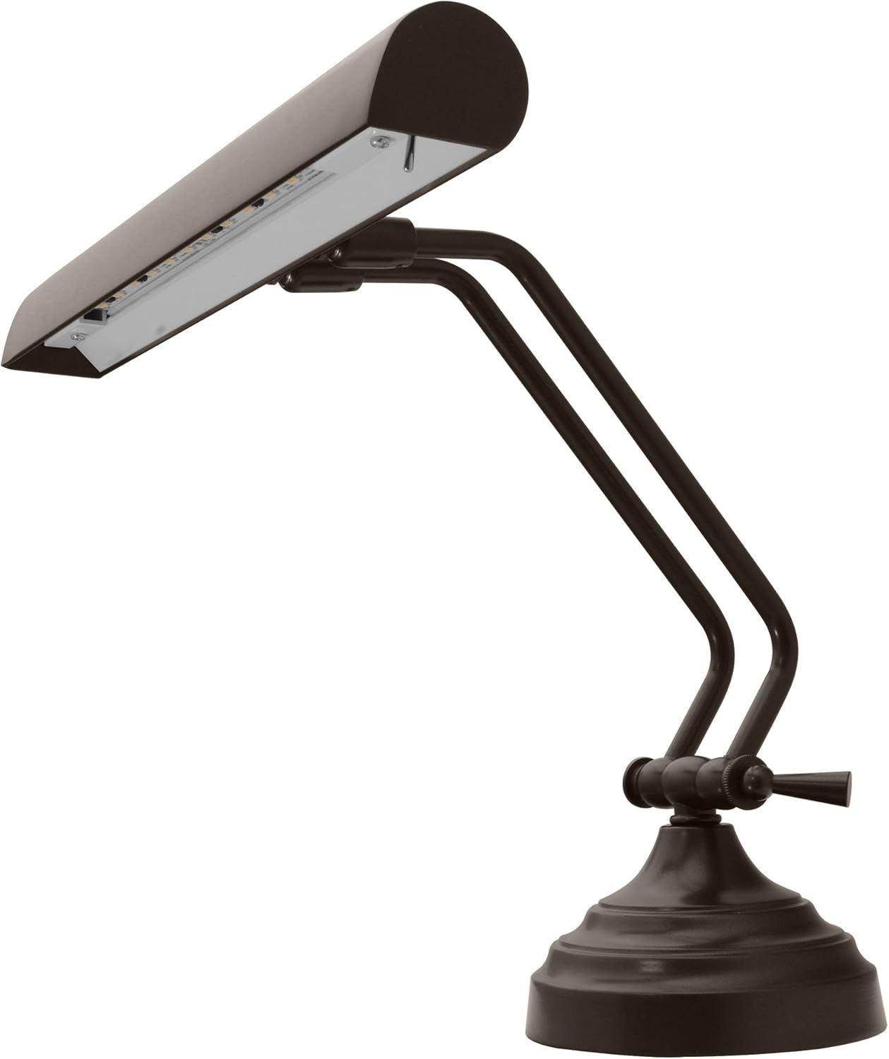 Mahogany Bronze Adjustable LED Piano Desk Lamp