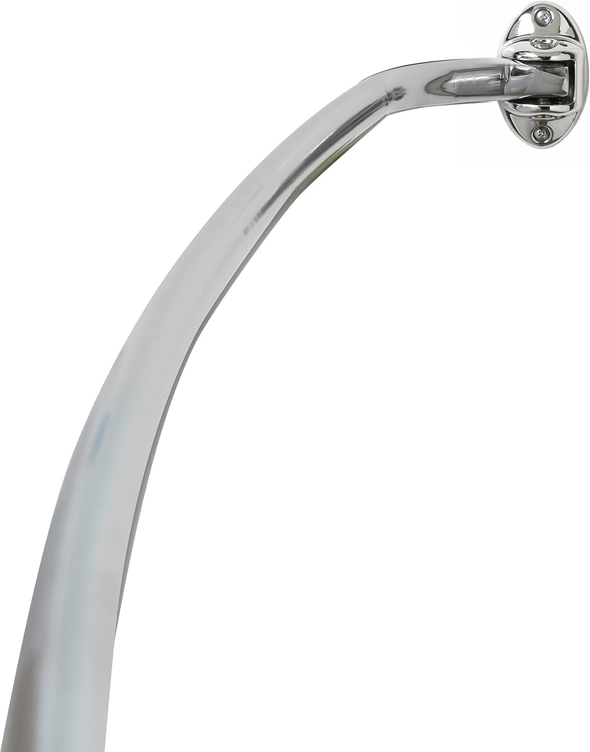 Chrome Adjustable Curved Shower Rod for 60-72 Inch Openings