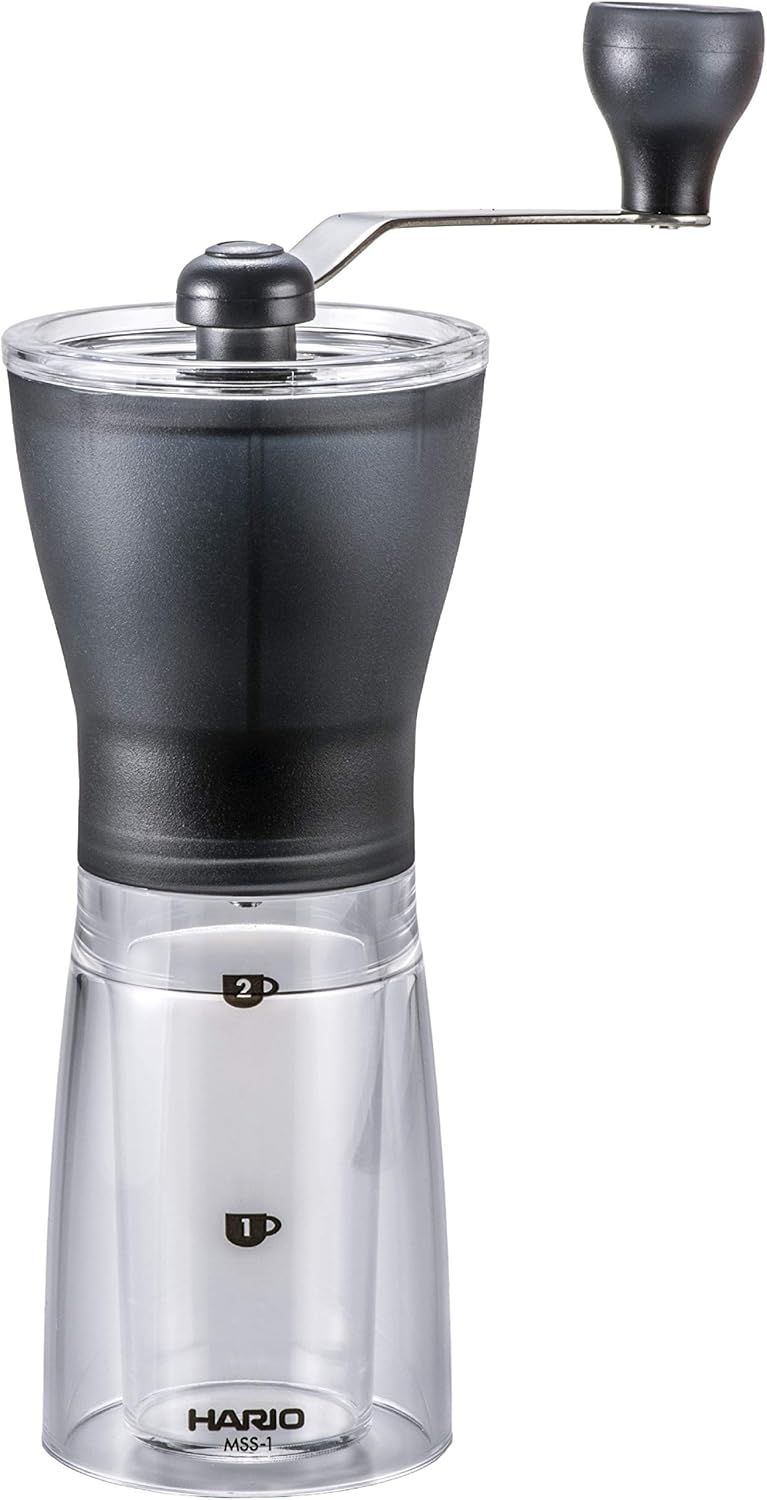 Black Ceramic Manual Adjustable Coffee Grinder