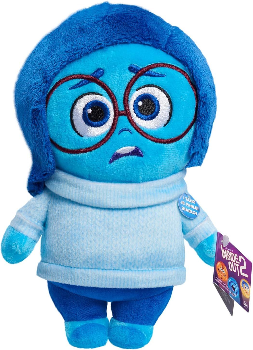 Inside Out 2 Sadness Small Blue Plush Toy