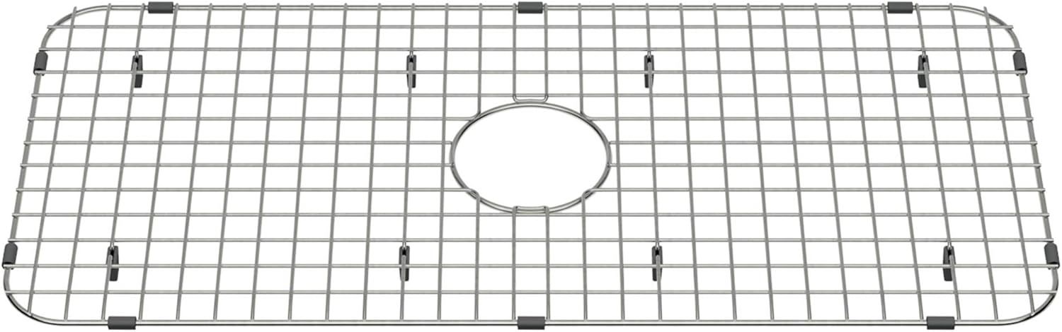 Stainless Steel Sink Grid with Rubber Feet and Bumpers