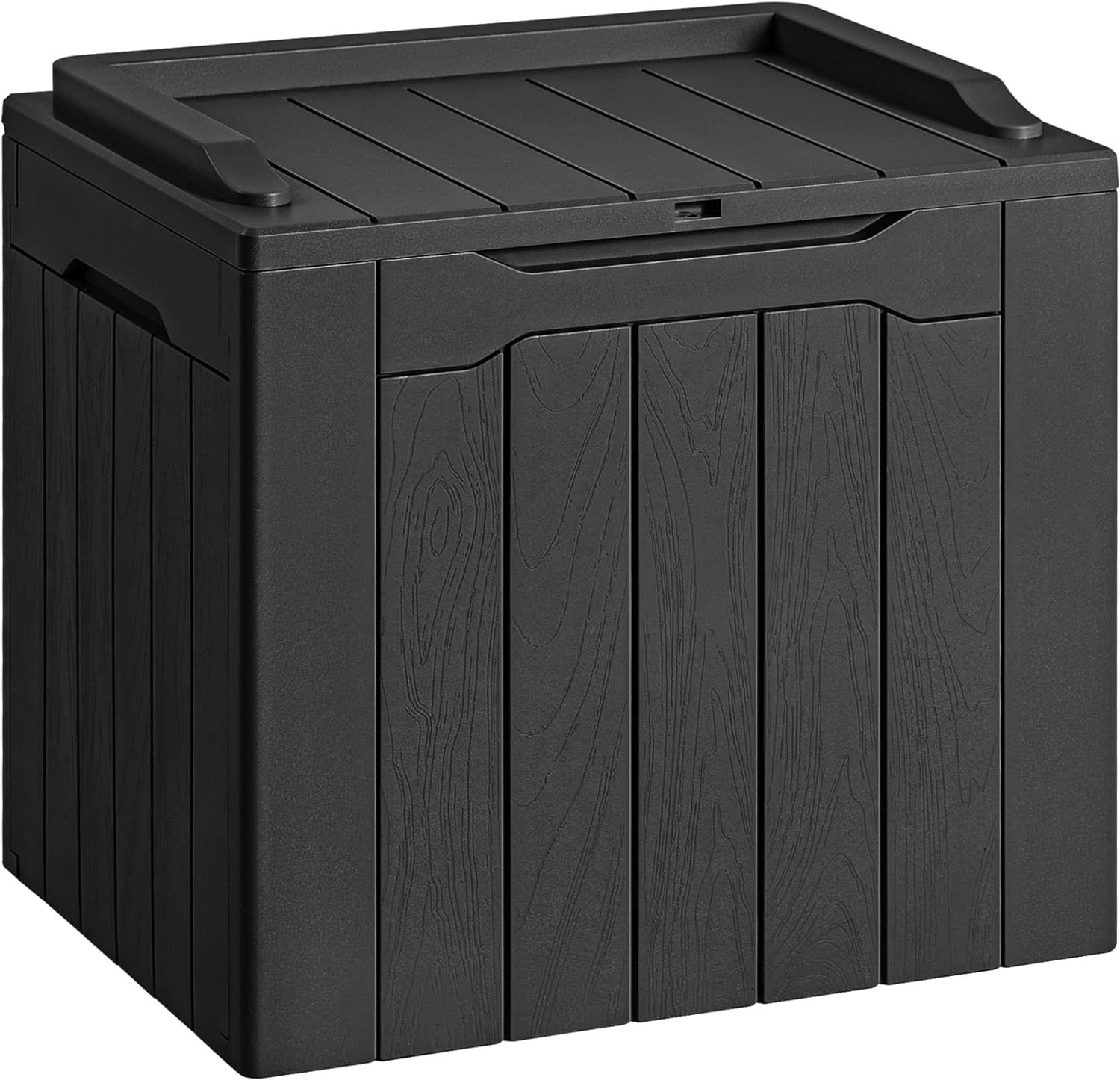 Black Resin 30 Gallon Lockable Waterproof Deck Box