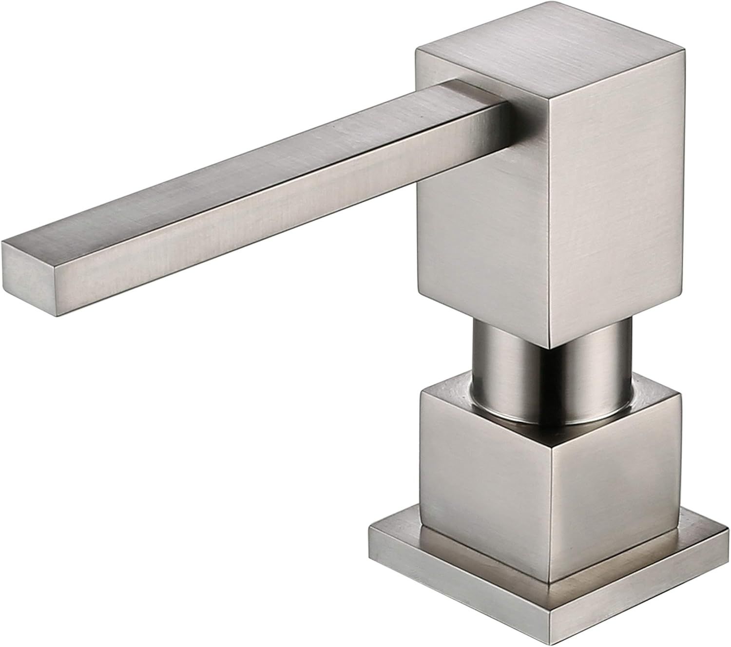 Brushed Nickel Modern Brass Kitchen Sink Soap Dispenser