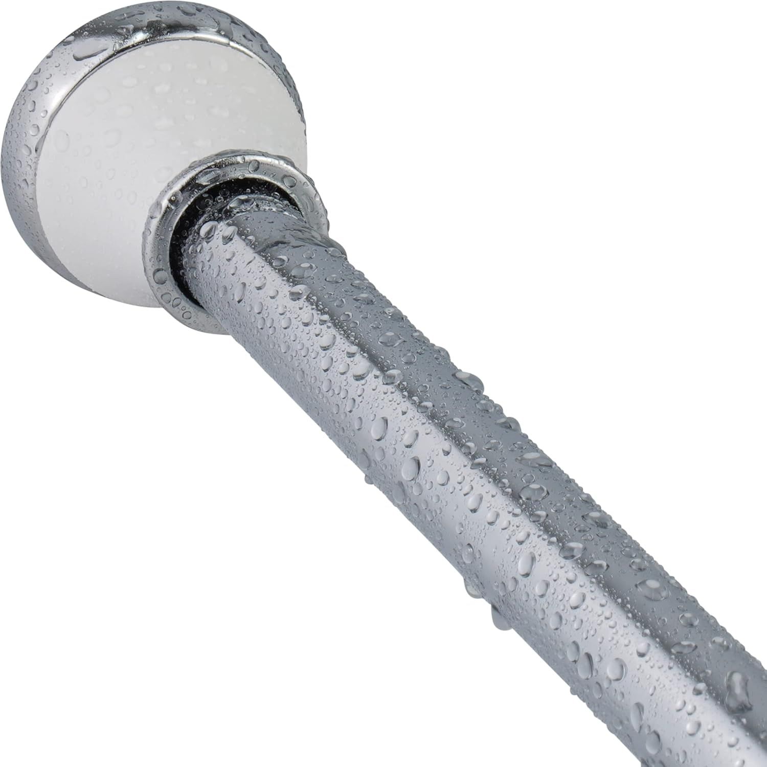 Adjustable Chrome Tension Shower Curtain Rod, 42-72 Inches