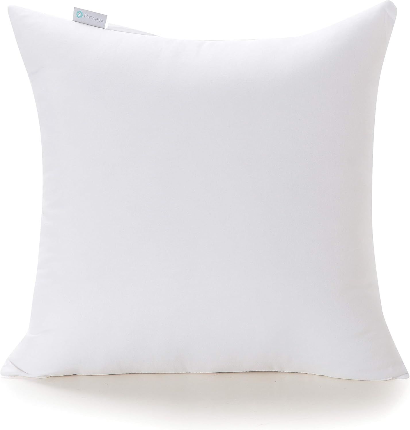 White Ultra Soft Polyester Throw Pillow Insert