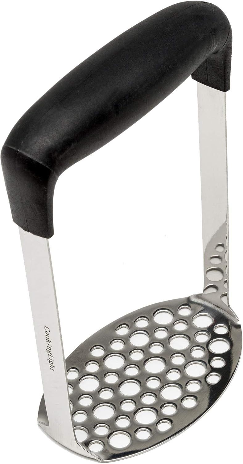 Heavy Duty Stainless Steel Potato Masher with Ergonomic Handle