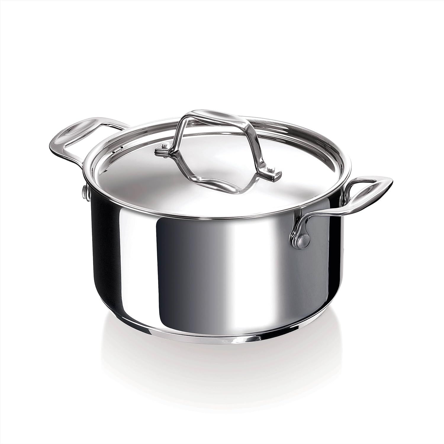 Alva Chef 2.5 Qt Stainless Steel Nonstick Casserole Pot with Lid