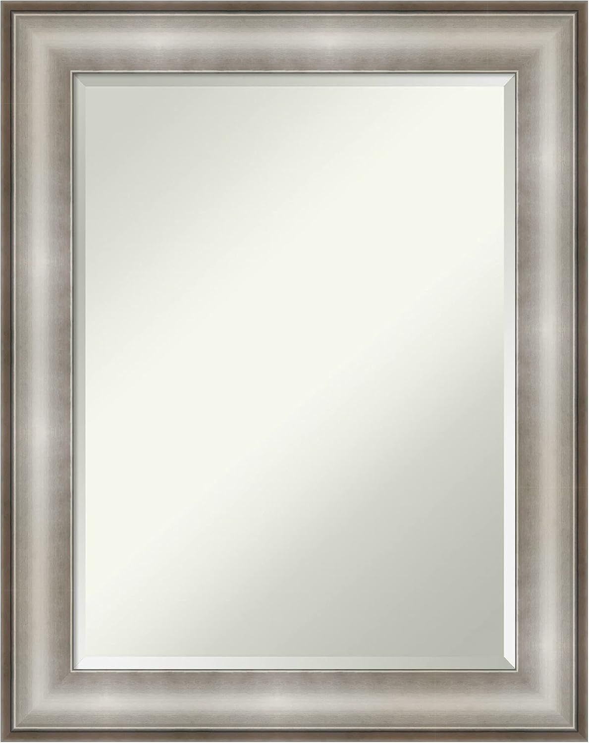 Silver Rectangular Bathroom Vanity Wall Mirror