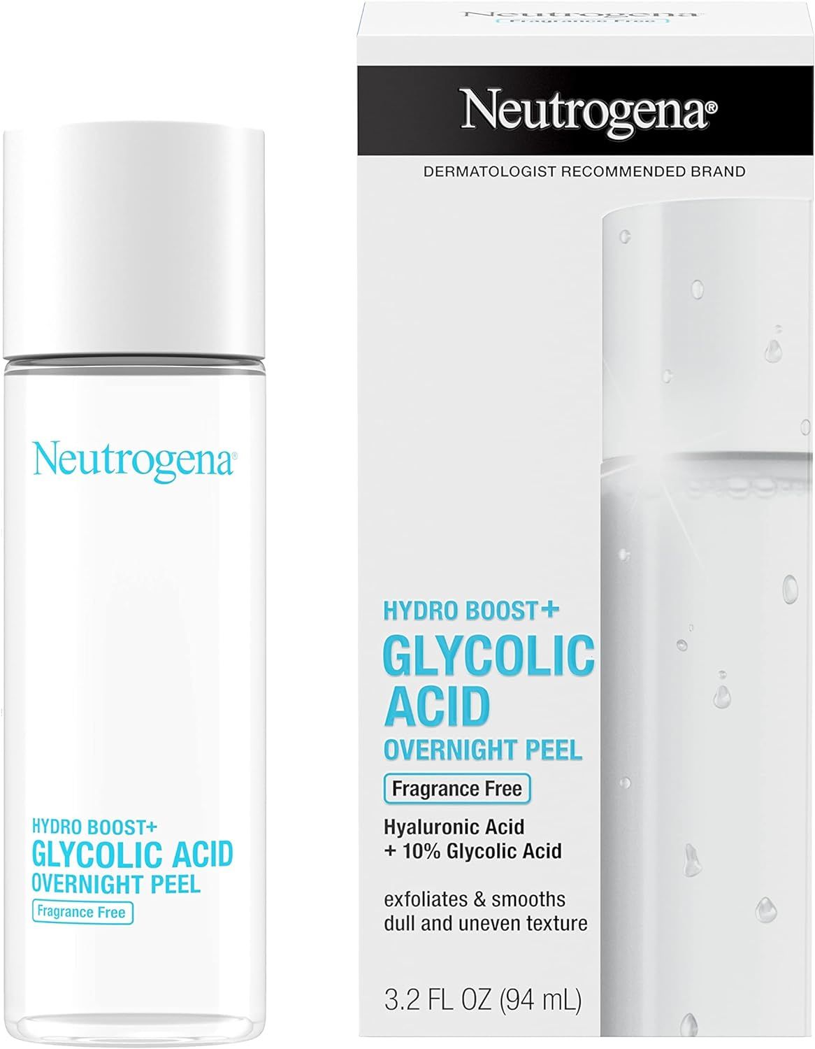 Hydro Boost+ Glycolic Acid Overnight Face Peel with Hyaluronic Acid