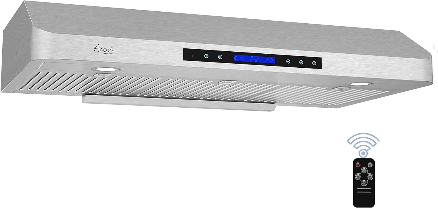 36-Inch Stainless Steel Convertible Under Cabinet Range Hood