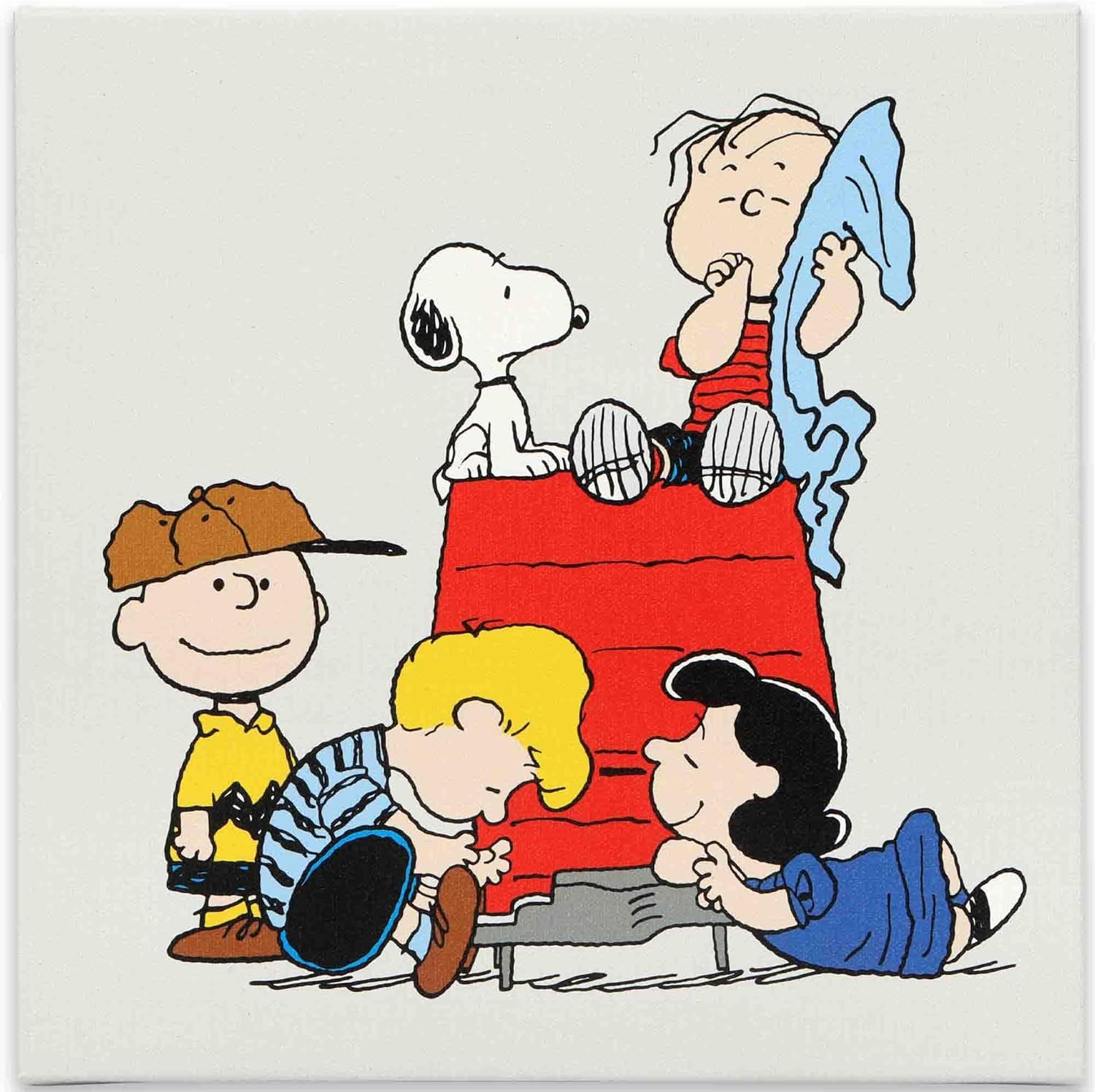 Peanuts Charlie Brown and Friends 12" Canvas Wall Art