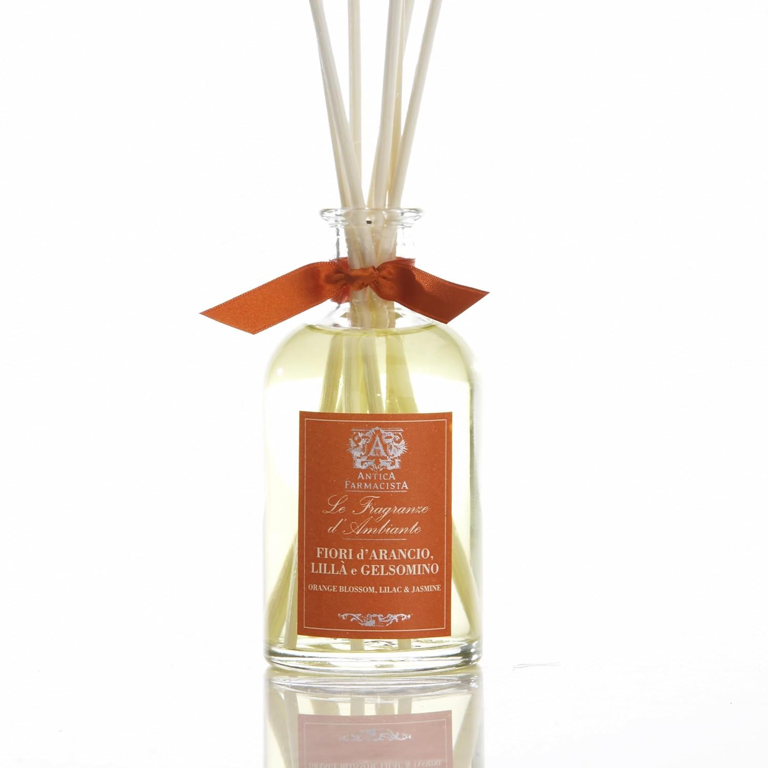 Orange Blossom Lilac Jasmine Reed Diffuser with Apothecary Bottle