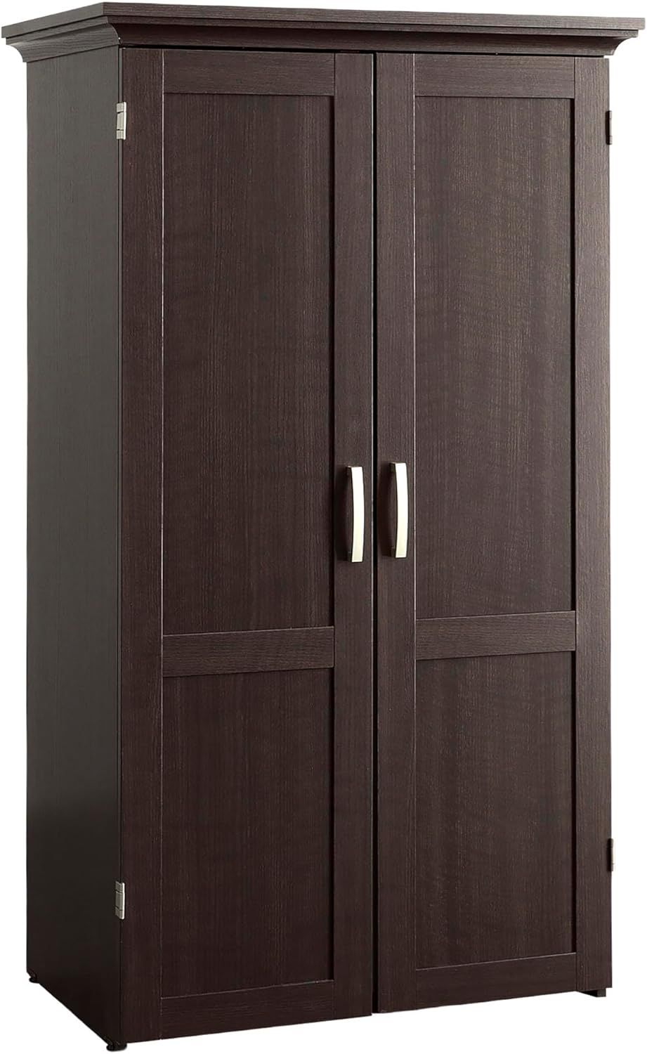 Dakota Oak and Soft White Craft and Sewing Armoire