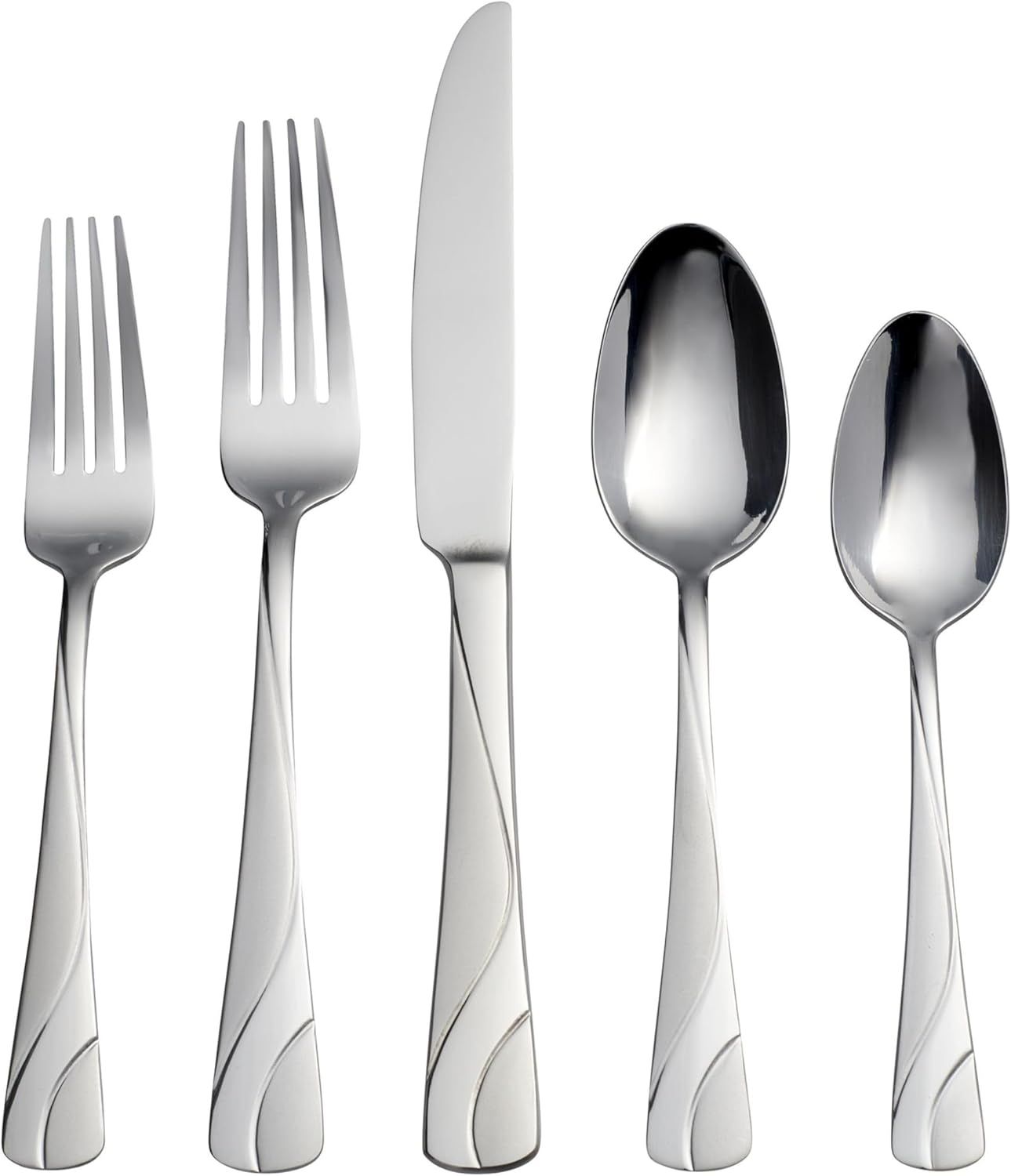 River 20-Piece Stainless Steel Flatware Set for 4