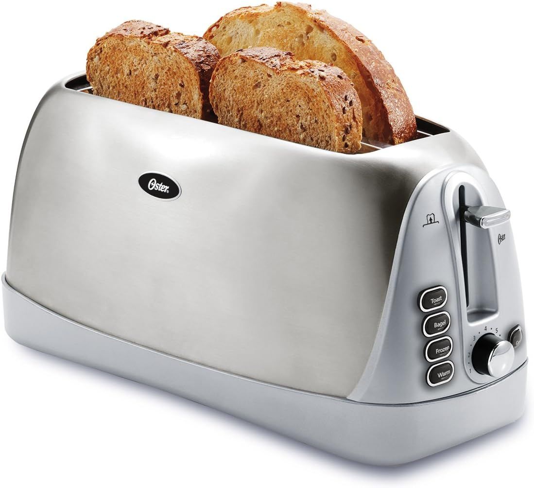 Stainless Steel 4-Slice Extra Long Slot Toaster