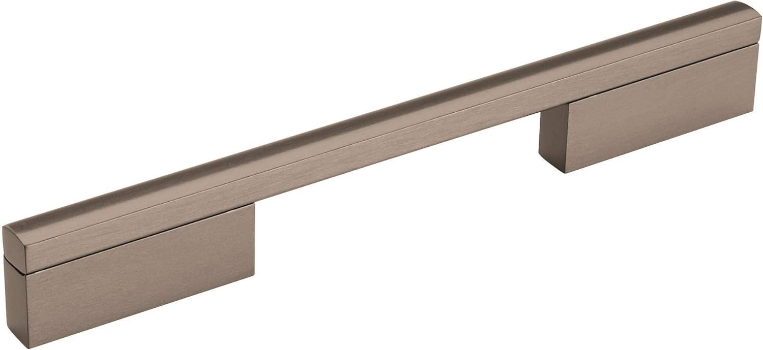 Separa 8.81" Brushed Nickel Modern Cabinet Pull