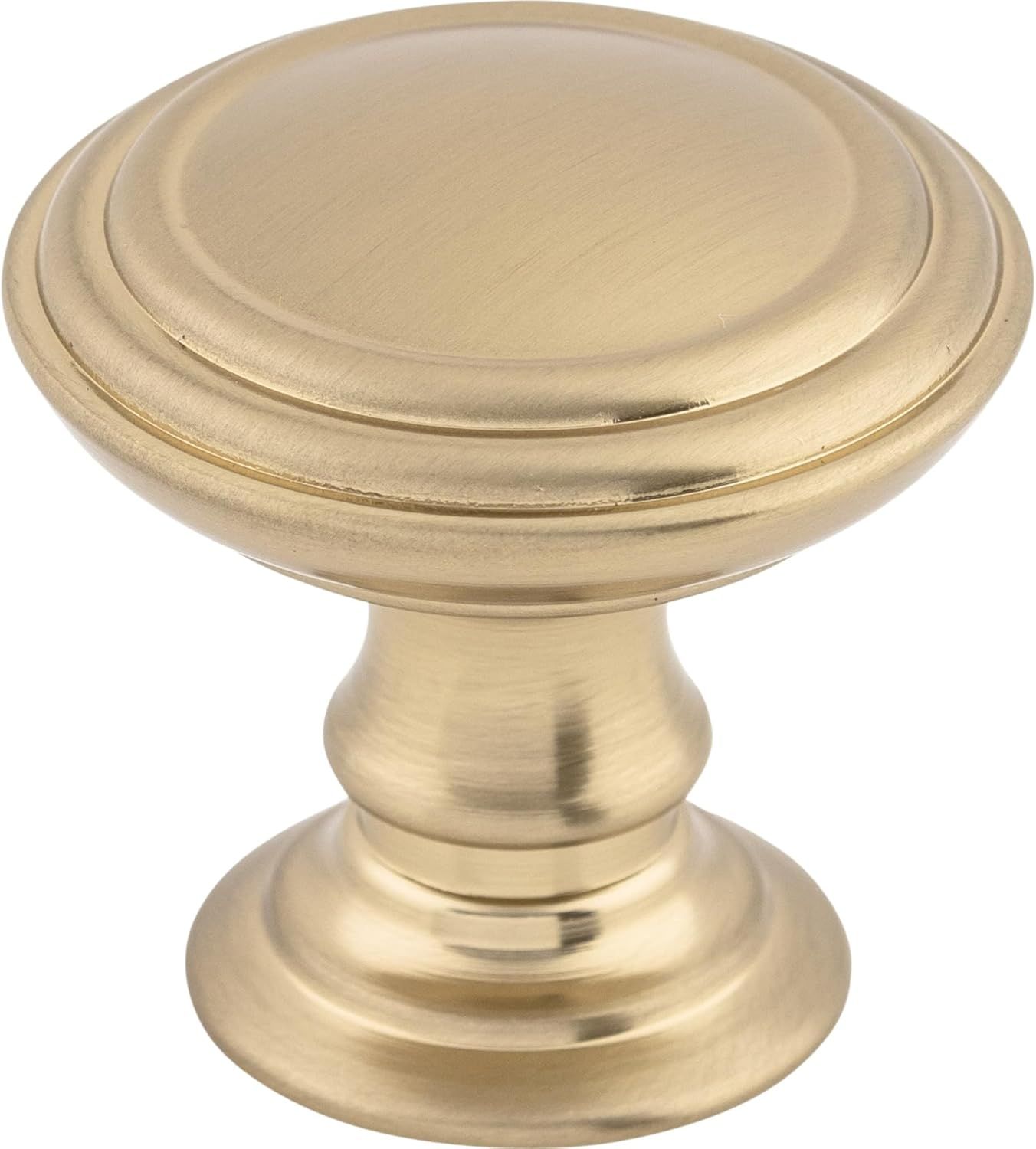 Honey Bronze 1.5" Mushroom Cabinet Knob with Mounting Hardware