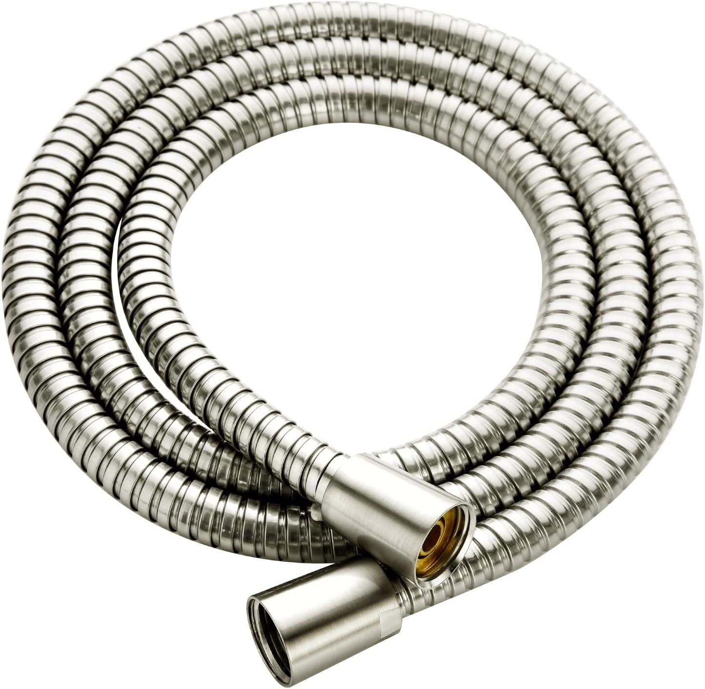 Ultra-Flexible Brushed Nickel Stainless Steel Shower Hose