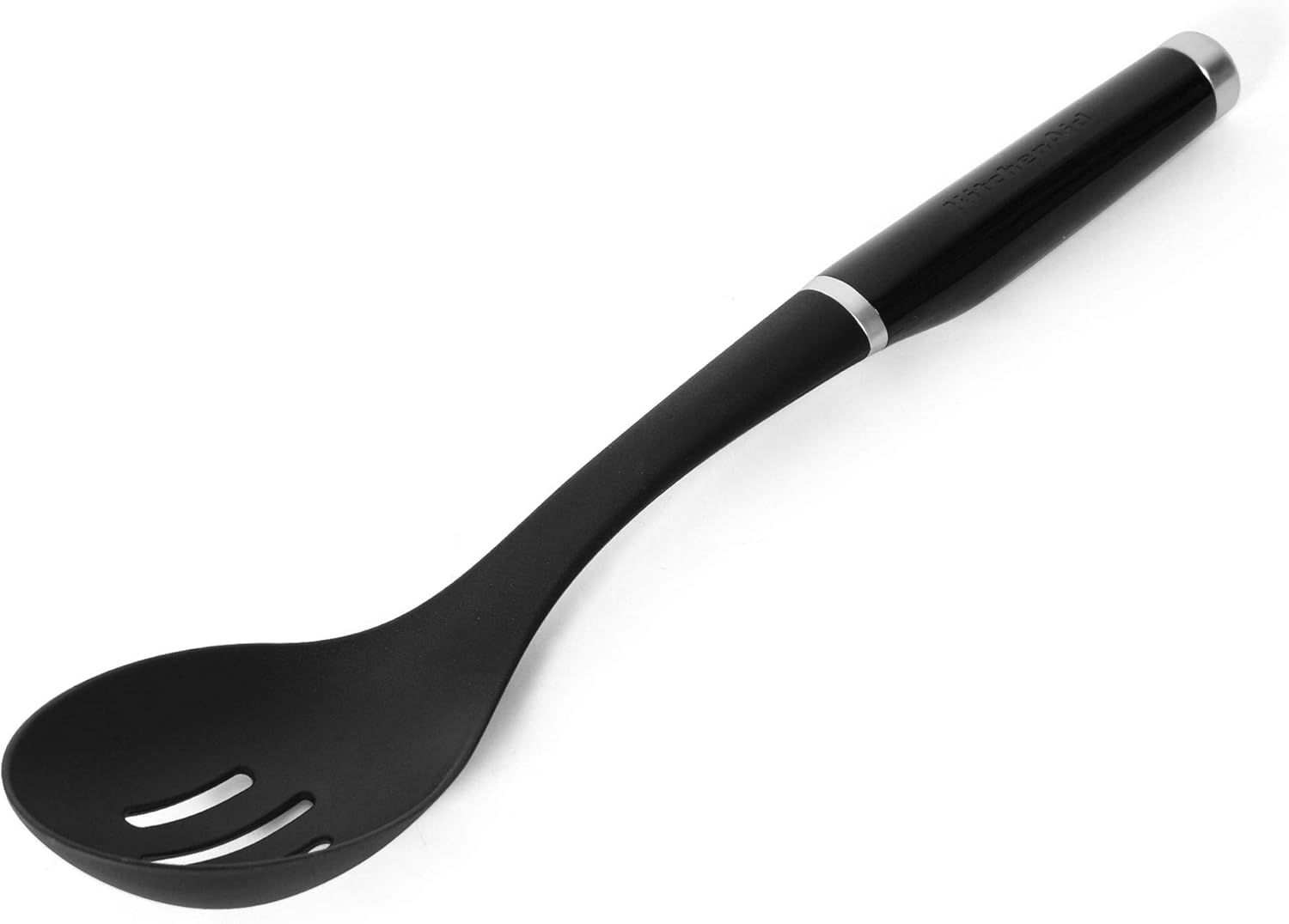 KitchenAid Black Nylon Heat-Resistant Slotted Spoon