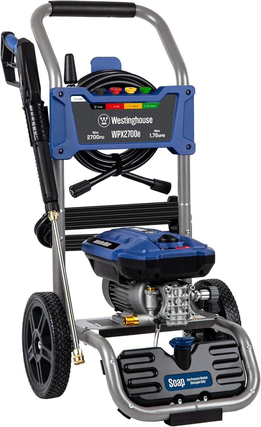 Westinghouse 2700 PSI Blue Electric Pressure Washer with Soap Tank