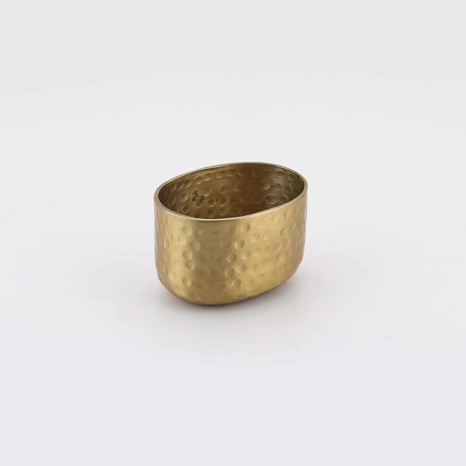 Gold Hammered Aluminum Sugar Packet Holder