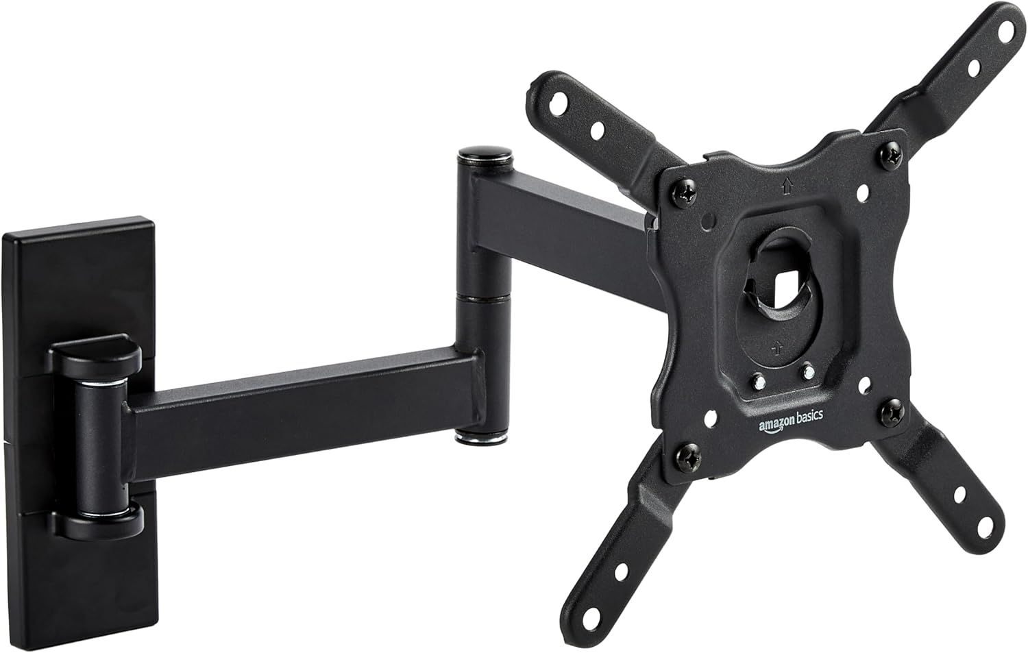 Black Full Motion TV Wall Mount for 12" to 40" TVs