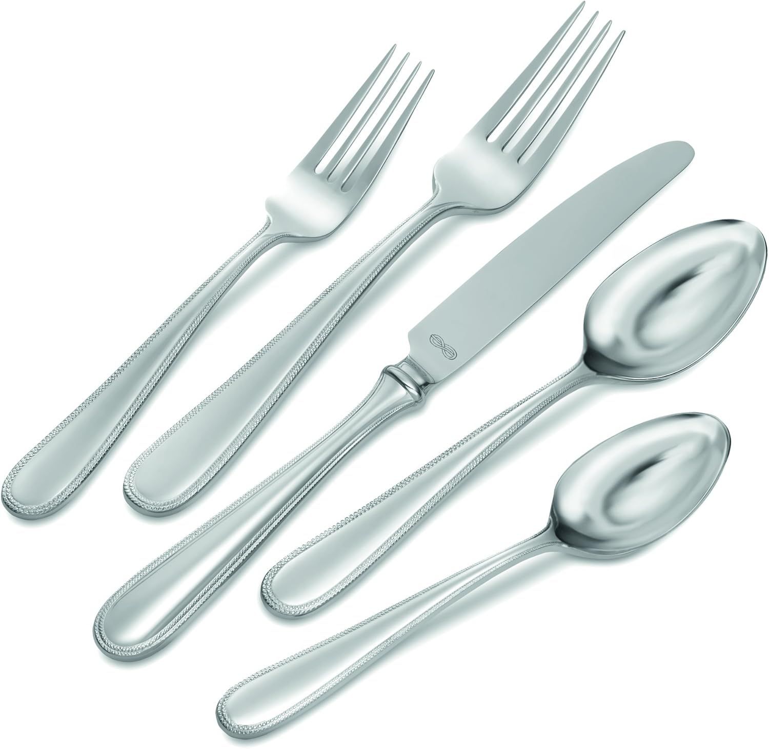 Vera Wang Infinity 5-Piece Stainless Steel Silver Place Setting