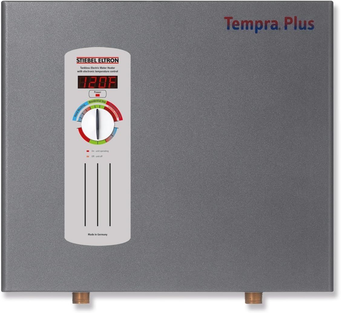 Tempra Plus 29 kW Gray Electric Tankless Water Heater