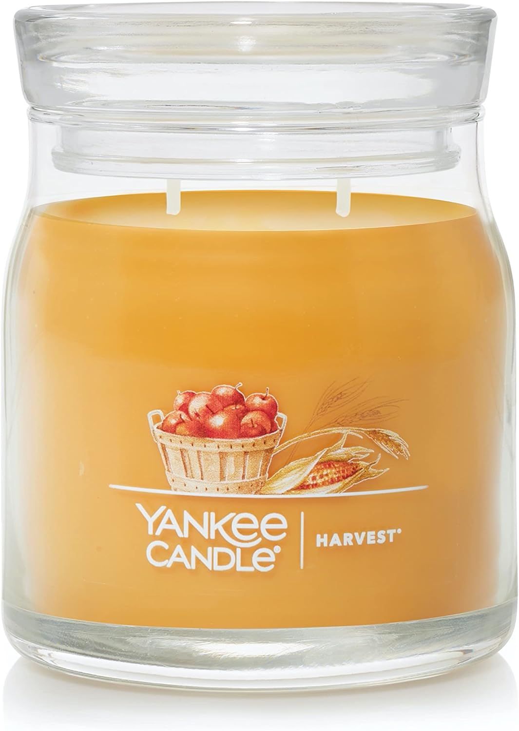 Harvest Scented Red Soy Jar Candle