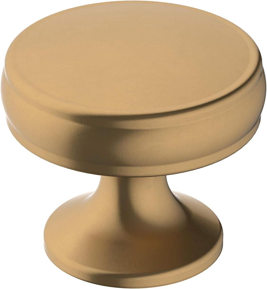 Champagne Bronze Round Cabinet Knob with Mounting Hardware