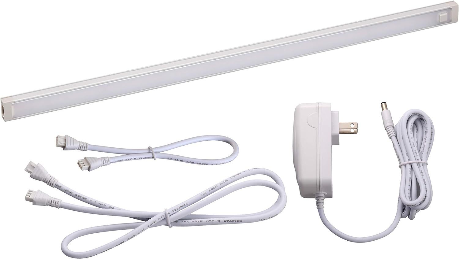 Cool White 18" LED Under-Cabinet Light Kit with Motion Sensor