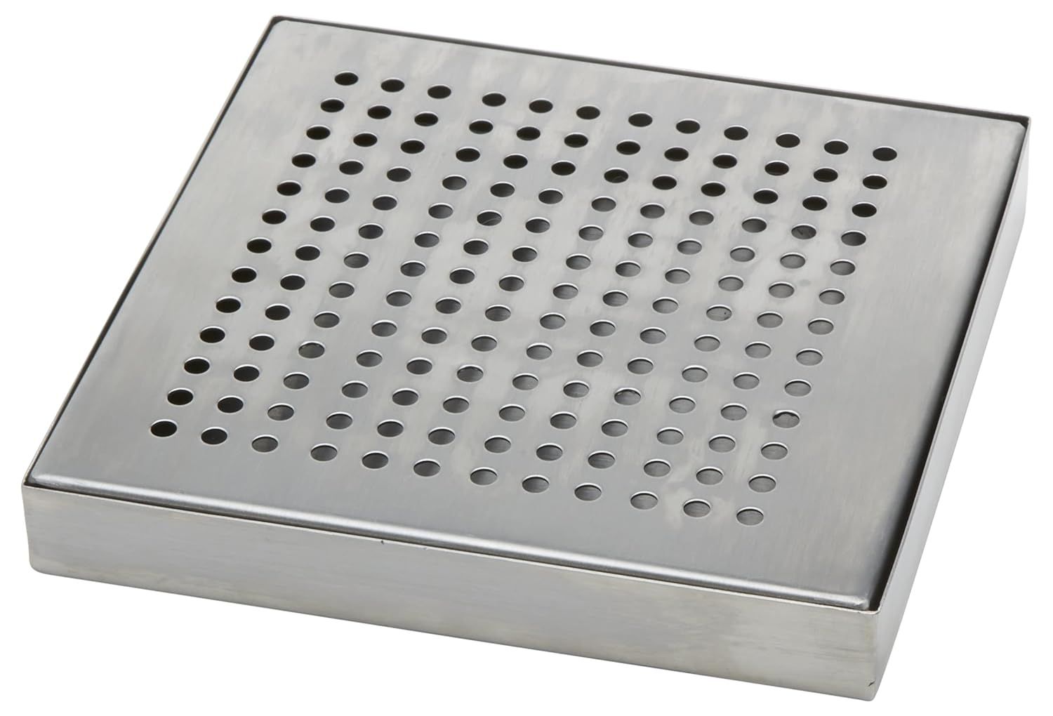 6" Square Stainless Steel Drip Tray