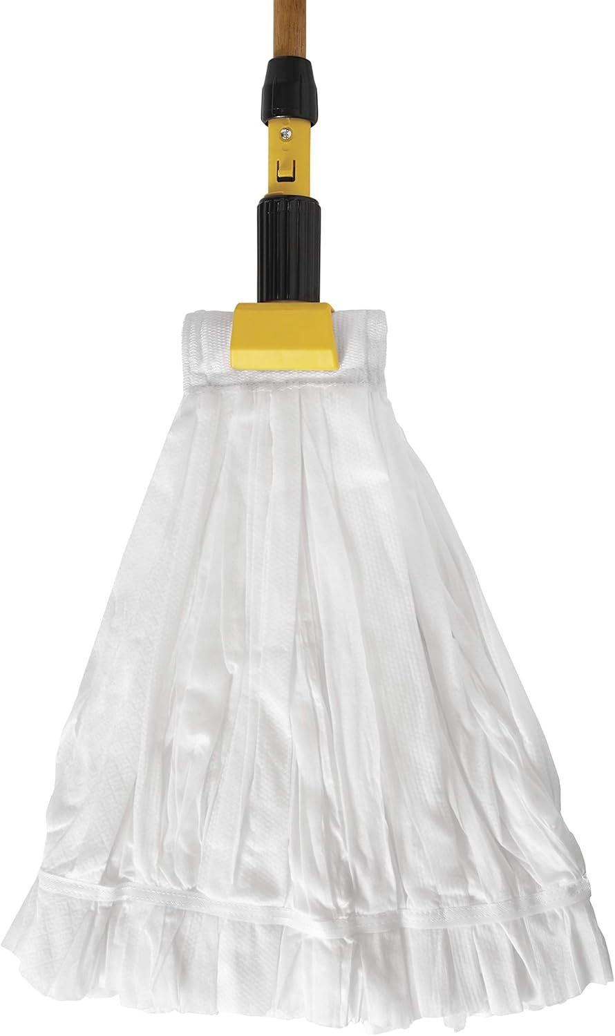 White Polyester Rayon Blend Disposable String Mop