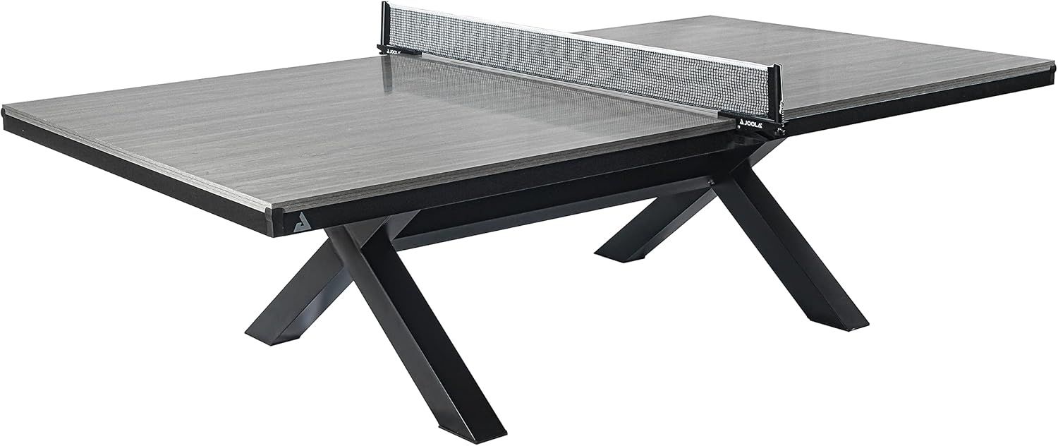 Gray MDF Indoor Folding Table Tennis Table with Net