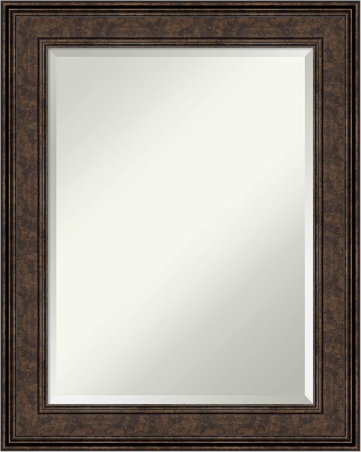 Ridge Bronze Classic Beveled Bathroom Vanity Mirror 24x30