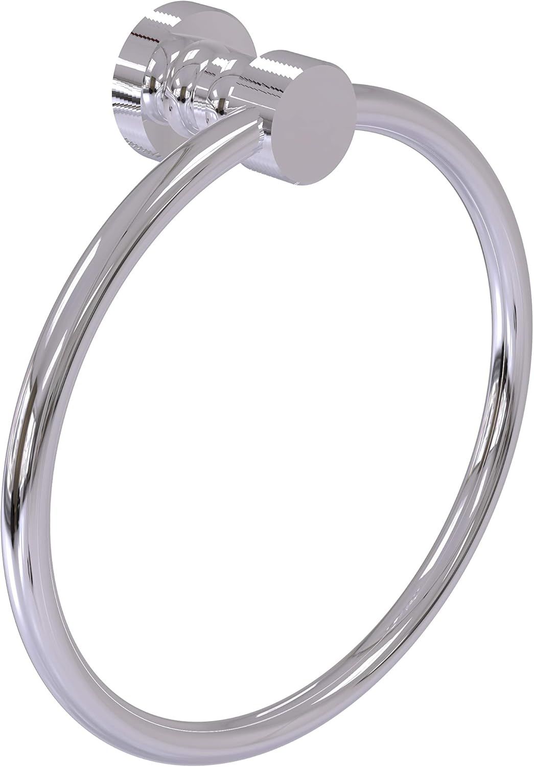 Polished Chrome 6" Nickel Wall Mounted Towel Ring