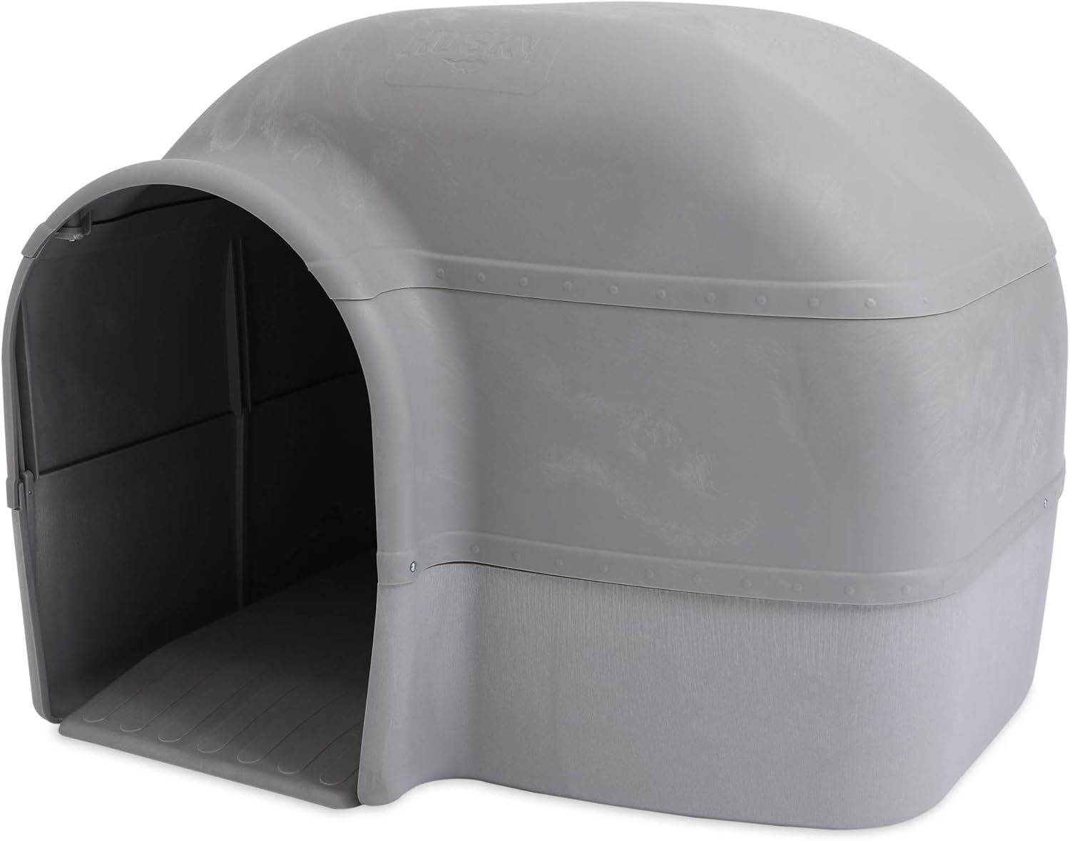 Large Gray Insulated Plastic Dog House