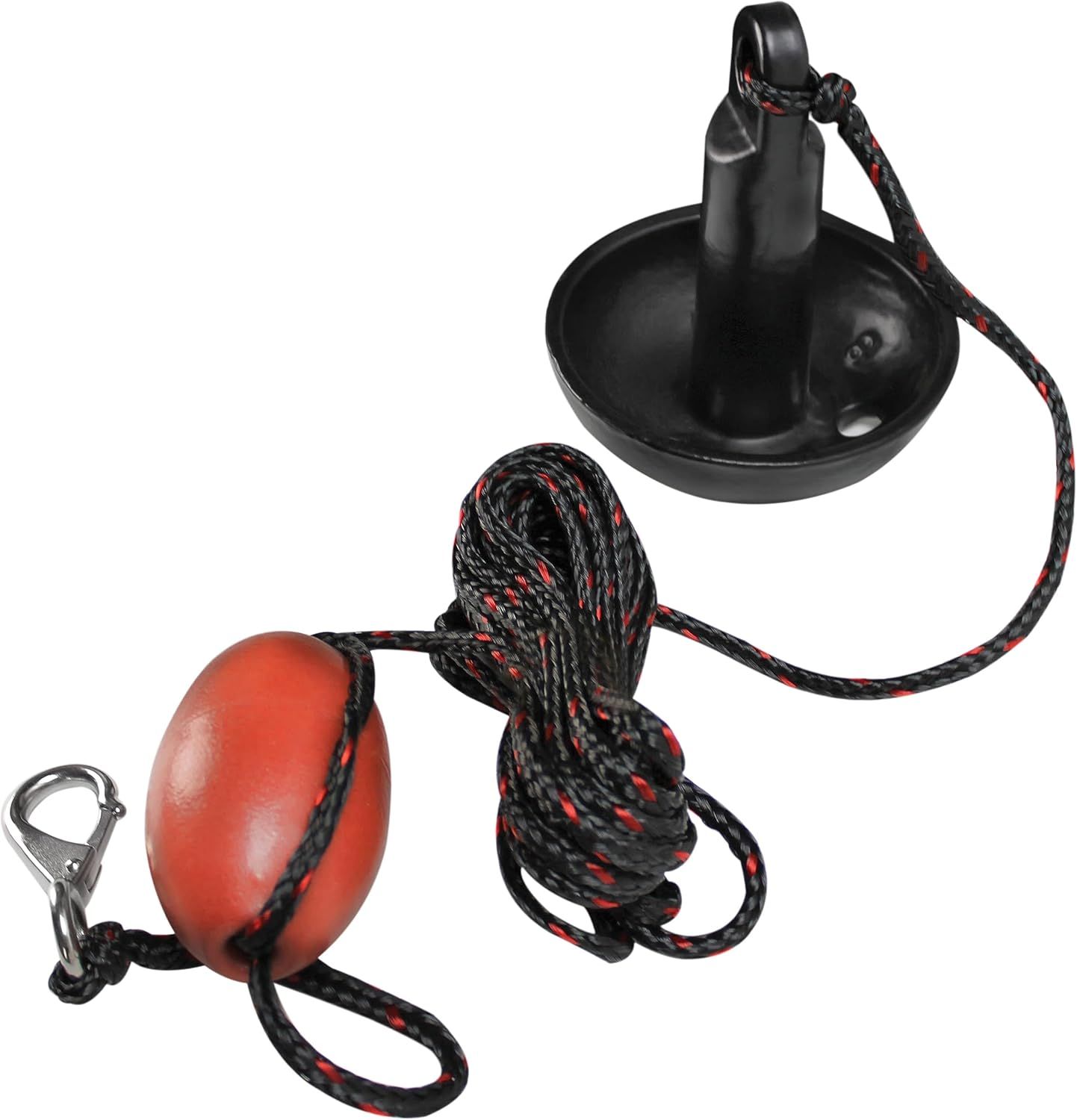 8 lbs Black Mushroom Anchor Kit with Rope and Buoy