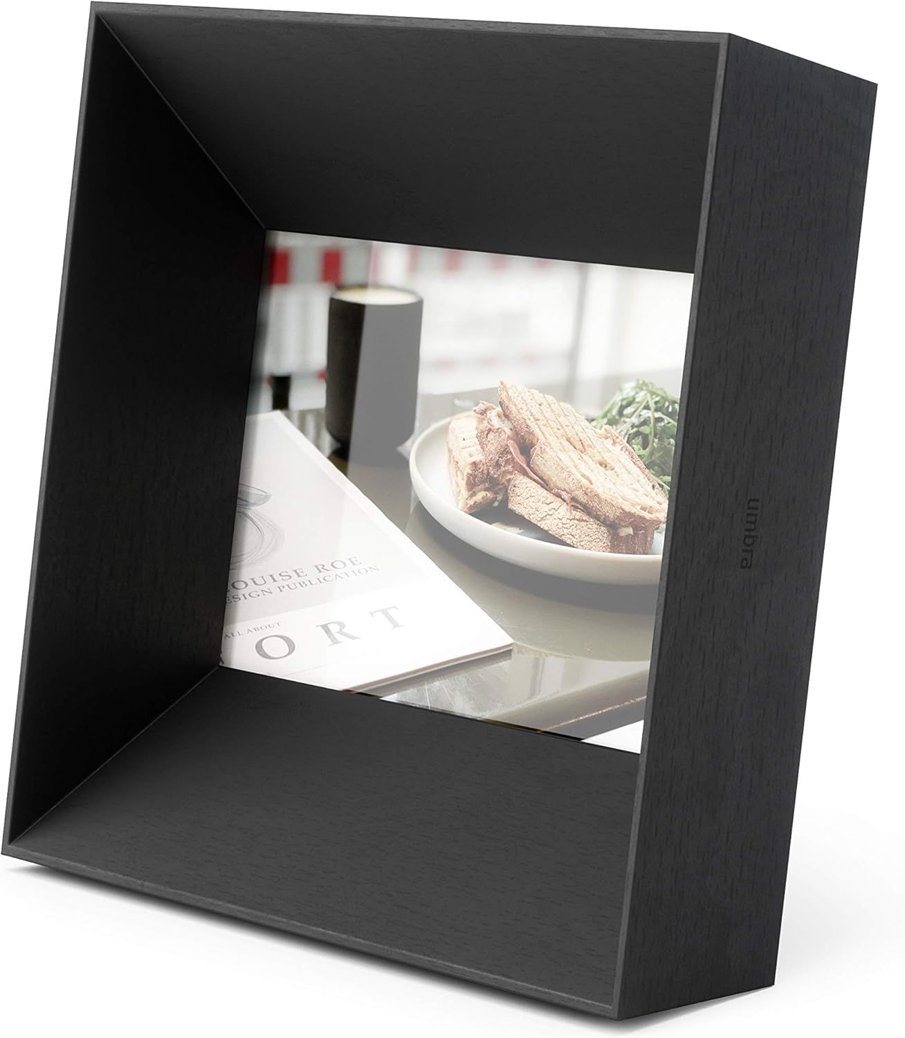 Classic Black Wood 4x6 Tabletop and Wall Mount Frame