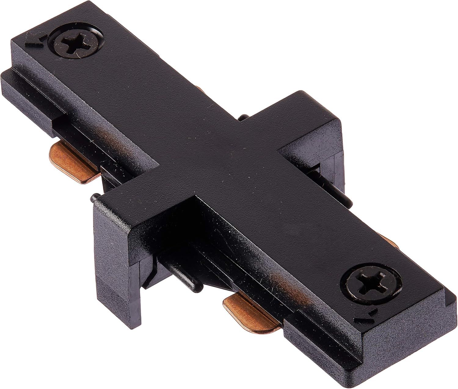Black Aluminum Miniature Straight Track Connector