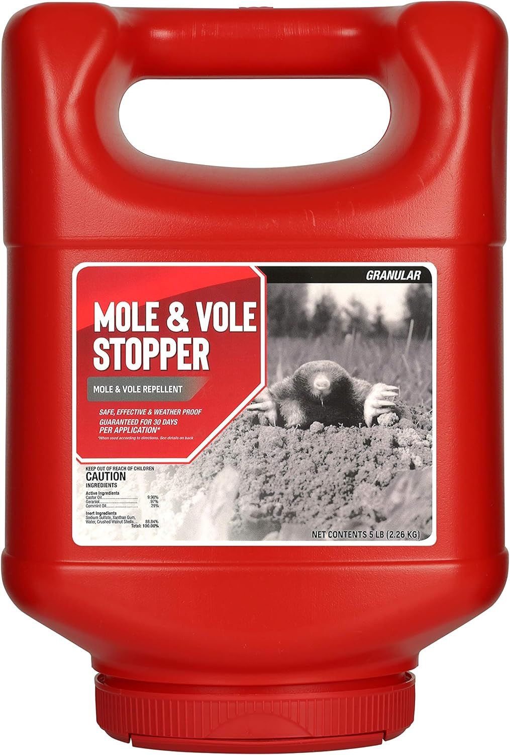 5 lb Red Granular Mole and Vole Repellent