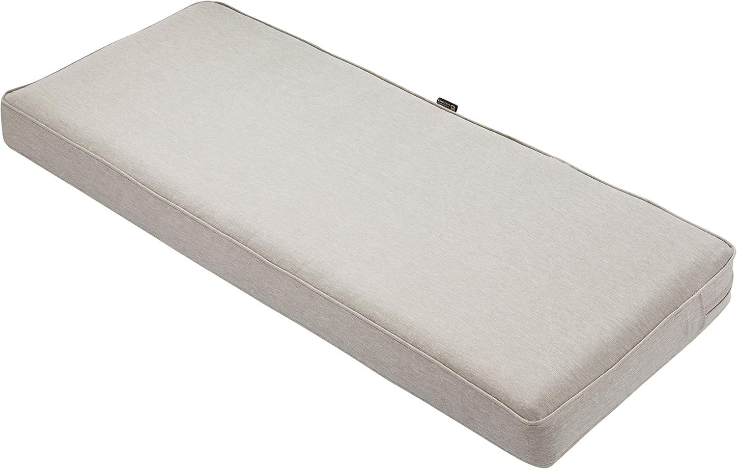 Montlake Heather Grey 54" Water-Resistant Patio Sofa Cushion